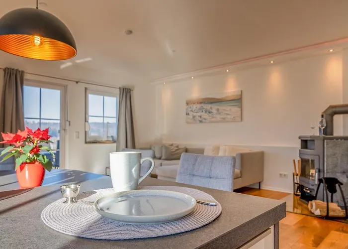 Appartamento Lueftenblick - 2 Am Starnberger See, Mit Terrasse Oder Balkon, Weitblick, Sauna, Kamin, E-ladestation